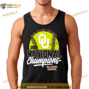 Oklahoma Sooners 2023 NCAA Softball Women’s College World Series Champions Overlay T Shirt