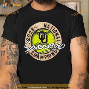Oklahoma Sooners 2023 Ncaa Softball Women's College World Series Champions Stamps T Shirt 2