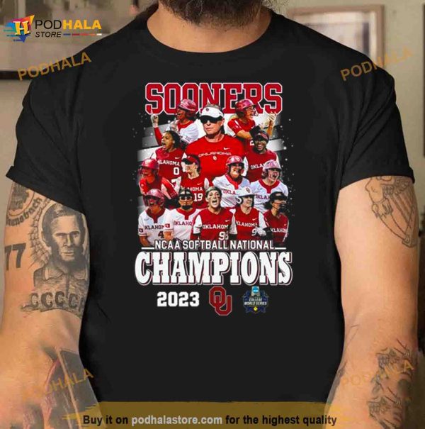 Oklahoma Sooners Women’s Teams NCAA Softball National Champions 2023 Shirt