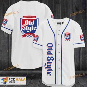 Old Style Chicago's Beer 3D Baseball Jersey