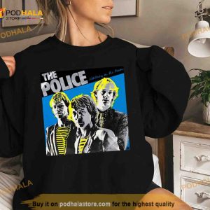 On The Moon The Police Band Shirt 2