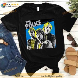 On The Moon The Police Band Shirt 3