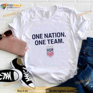 One Nation One Team Usa Soccer Logo Shirt 3