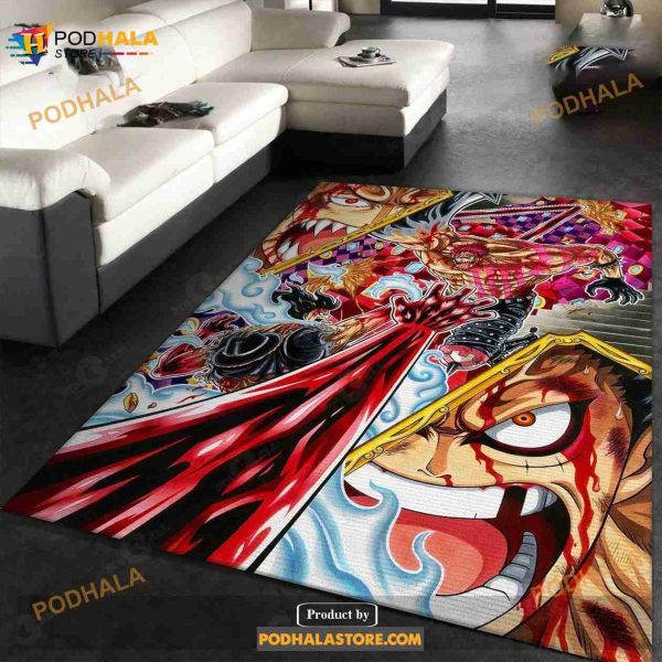 One Piece Anime Area Rugs Living Room Carpet The Us Decor