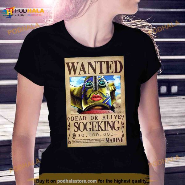 One Piece Sogeking Wanted Post Shirt