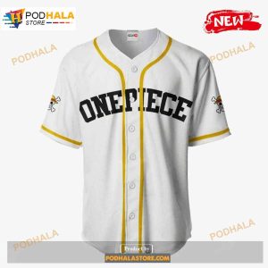 One Piece White Design Gifts For Fans Baseball Jersey 2