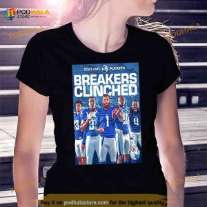 Orleans Breakers Clinched 2023 USFL Playoffs Shirt