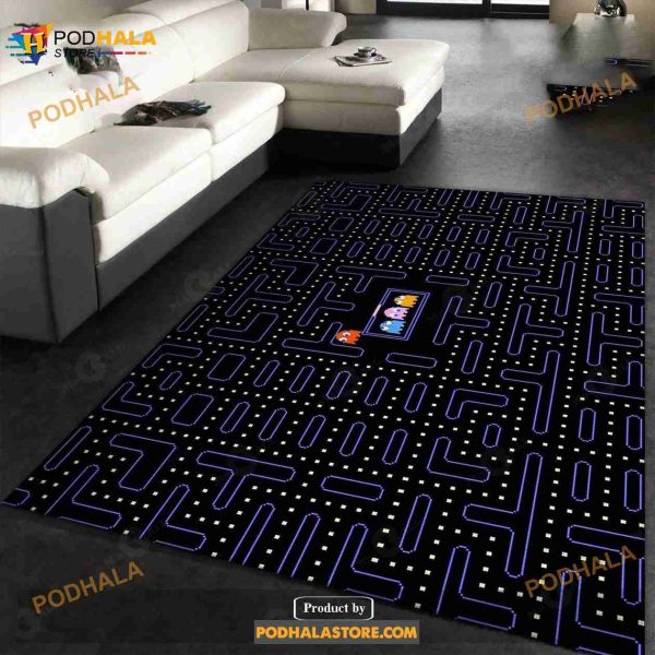 Pac Man Area Rug Carpet Living Room Rugs