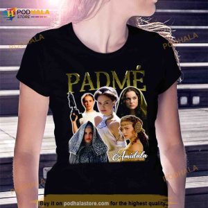 Padme Amidala 90s Vintage Photo Shirt 3