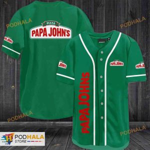 Papa John's Pizza 3D Baseball Jersey