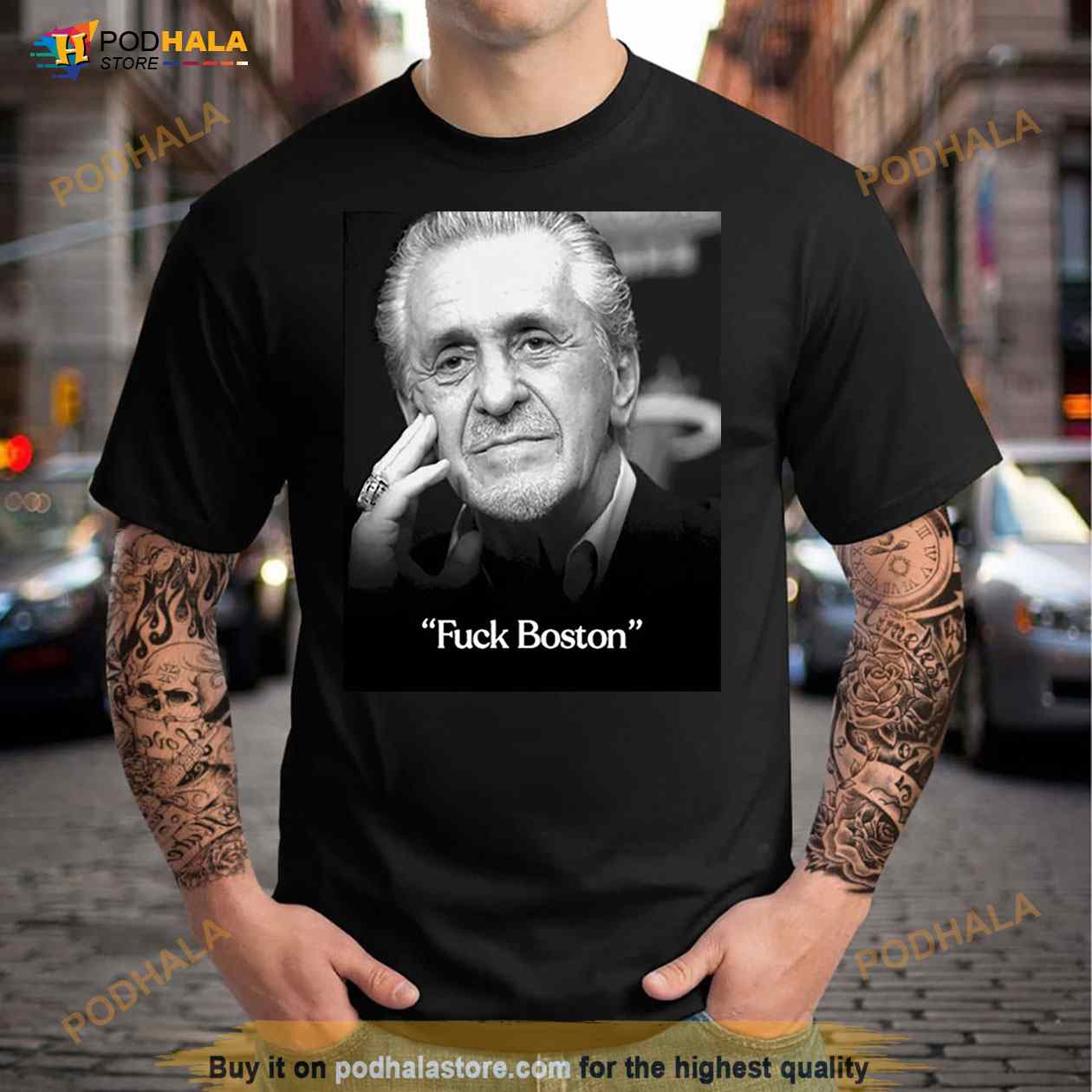 Pat Riley Fuck Boston Shirt Pat Riley Fuck Boston Shirt