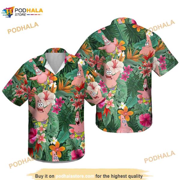 Patrick Star Funny Hawaiian Shirt, Patrick Star Lovers Funny Aloha Shirt