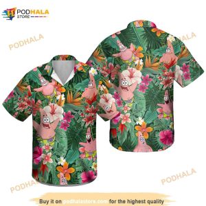 Patrick Star Funny Hawaiian Shirt, Patrick Star Lovers Funny Hawaiian Shirt