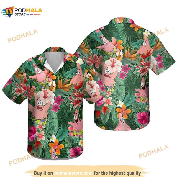 Patrick Star Funny Hawaiian Shirt, Patrick Star Lovers Funny Hawaiian Shirt