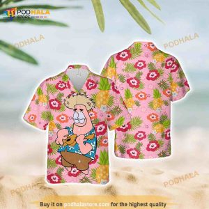 Patrick Star Hawaiian Aloha Shirt, Patrick Star Lovers Funny Hawaiian Shirt
