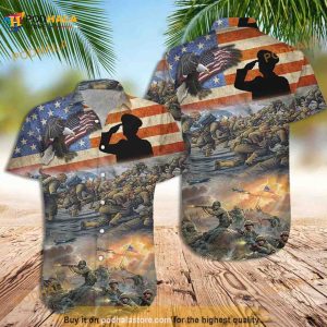 Patriotic Funny Hawaiian Shirt, Usa Independent Day Veteran Funny Aloha Shirt