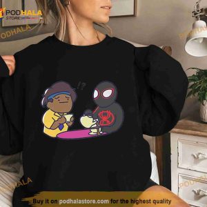 Pavitr Prabhakar And Miles Morales Chai Tea Meme Spider Man Across The Spiderverse T Shirt 2