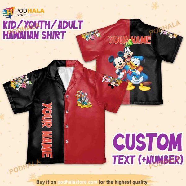 Personalize Name Disney Mikey Friends, Mikey Hawaiian Shirt, Aloha