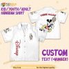 Personalize Name Vintage Disney Mickey Play Tennis, Mickey Play Tennis Hawaiian Shirt