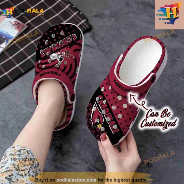 Personalized Atlanta Falcons Polka Dots Colors Crocs Clog Shoes