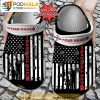 Personalized Baseball Dad Flag 3D Crocs