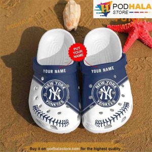 Personalized Baseball New York Yankees 3D Crocs Crocband Clog