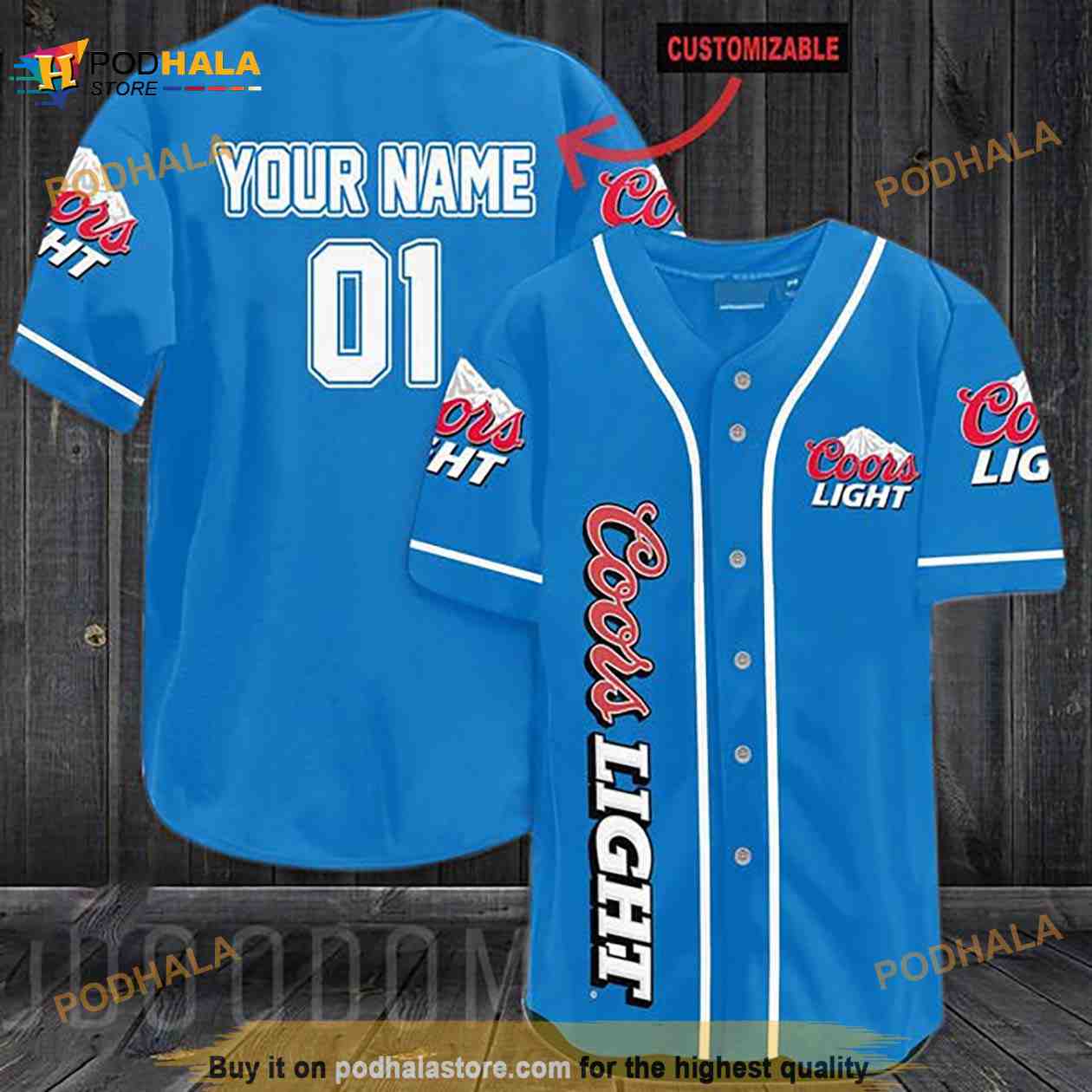 Personalized American Flag Bud Light 3D Baseball Jersey - Bring