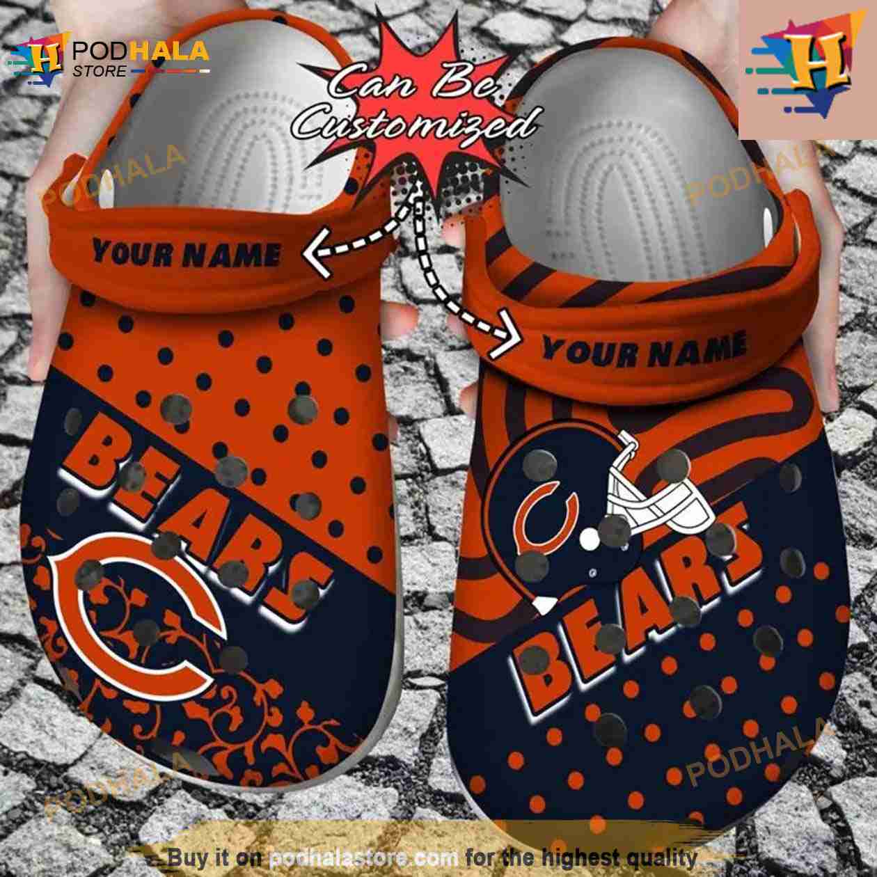 Chicago Bears Personalized Crocs Crocband Clog Unisex Fashion