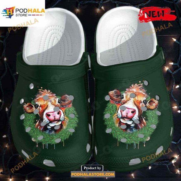 Personalized Cow Face Farm Life For Birthday Gifts Farm Loves Adorable Cow Heifer Crocs