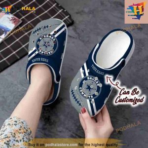 Personalized Dallas Cowboys Football Team Rugby Crocs Clog Shoes 2