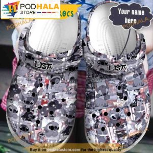 Personalized Disney Lilo And Stitch Crocband 3D Crocs