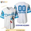 Personalized Donald Duck All Over Print Pinstripe 3D Baseball Jersey