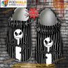 Personalized Jack Skellington Nightmare Black 3D Crocs Halloween