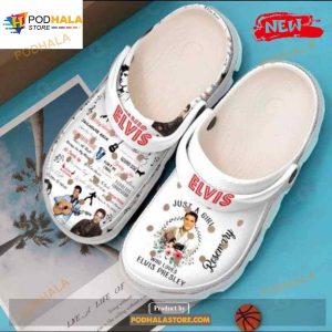 Personalized Just A Girl Who Loves Elvis Presley Crocs Clog Shoes