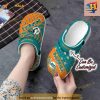 Personalized Miami Dolphins Polka Dots Colors Crocs Clog Shoes