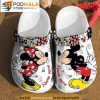 Personalized Mickey Minnie Kiss Crocband 3D Crocs