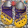 Personalized Minnesota Vikings Polka Dots Colors Crocs Clog Shoes