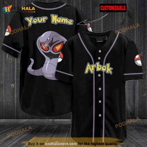 Personalized Name Muk Pokemon 3D Baseball Jersey - Bring Your Ideas,  Thoughts And Imaginations Into Reality Today