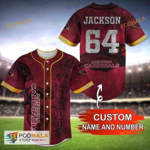 Chicago Bears CBBJ2101 Custom Name 3D Logo Graphic Baseball Jersey 