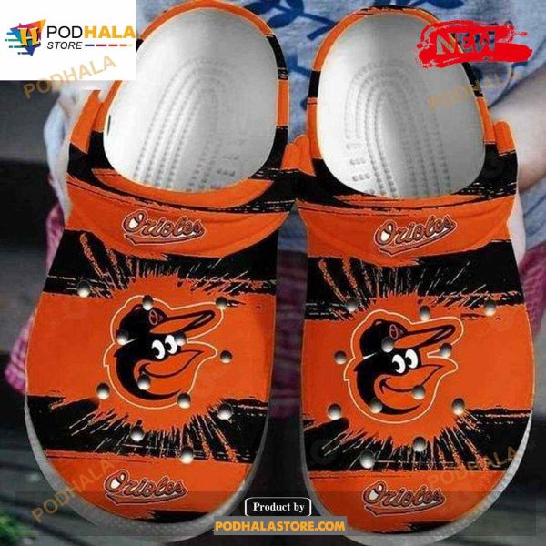 Personalized Name Baltimore Orioles Crocs Clog Shoes Crocband Clog Unisex Fashion Style