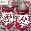 Personalized Name Baseball Crocs Abraves Team Clog Shoes