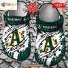Personalized Name Baseball Crocs Oathletics Ripped Claw Clog Shoes