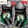 Personalized Name Basketball Crocs Bceltics Star Flag Clog Shoes