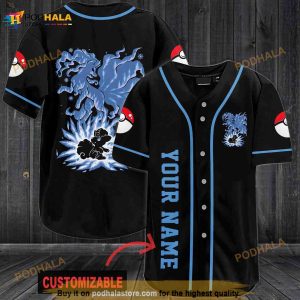 Personalized Name Hitmonlee Pokemon 3D Baseball Jersey - Bring