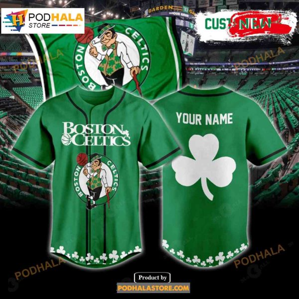 Personalized Name Boston Celtics For Sports Fans Green Jersey