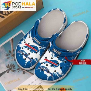 Personalized Name Buffalo Bills Funny 3D Crocs