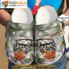Personalized Name Butterfly Basketball 3D Crocs Slippers