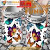 Personalized Name Butterfly Lovers 3D Crocs Classic Clog
