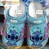 Personalized Name Butterfly Stitch 3D Crocs