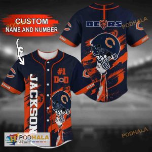 Personalized Name Number Los Angeles Rams NFL 3D Baseball Jersey